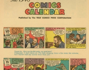 TRUE COMICS CALENDAR 1946
